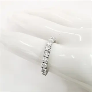 2.18 ct vs diamond designer eternity ring - 14 karaat Witgoud - Ring Diamant - Diamanten, AIG gecertificeerd zonder reserve