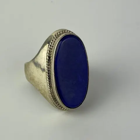 925 Zilver - Ring Lapis lazuli