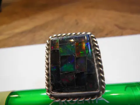 925 Zilver - Ring Opaal