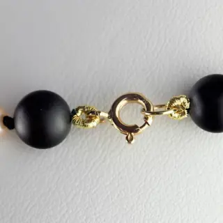 Intini Jewels - 18 karaat Geel goud, Goud - Halsketting - 84.50 ct Zoetwater parel - Bergkristal, Agaat