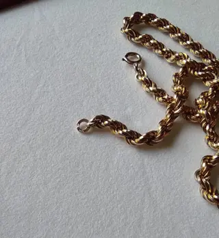 18 karaat Geel goud - Collier met hanger