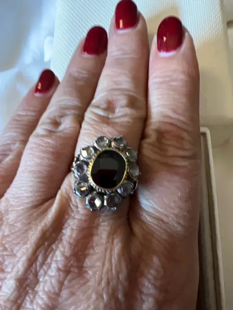 Goud, Zilver - Set Saffier