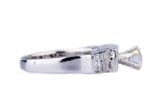 18 karaat Witgoud - Ring Diamant