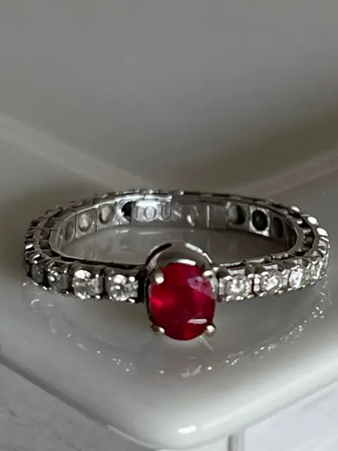 Tous - 18 karaat Goud - Ring - 0.48 ct Robijn