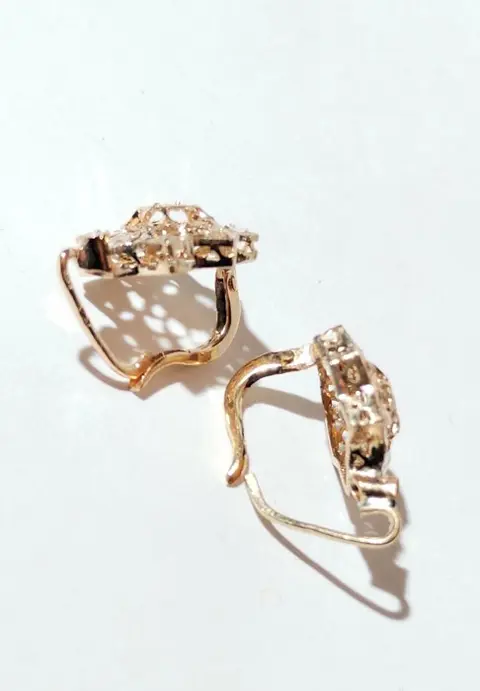 18 karaat Geel goud - Oorbellen - 0.18 ct Diamant