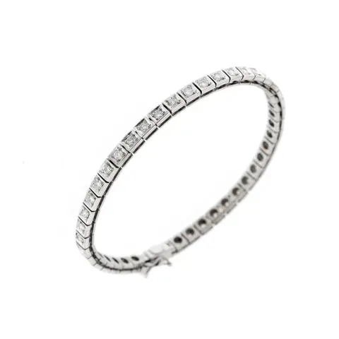 18 karaat Witgoud - Armband - 2.58 ct Diamant