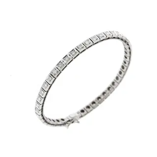 18 karaat Witgoud - Armband - 2.58 ct Diamant