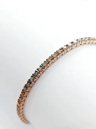 Astralia - 18 karaat Goud, Rosé goud - Armband - 3.84 ct Diamant