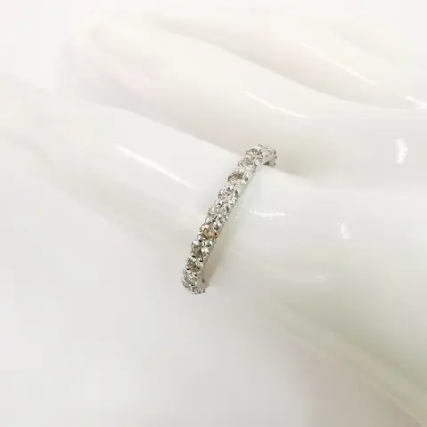 1.00 ct vs fancy mix colors diamonds designer ring - 14 karaat Witgoud - Ring Diamant - Diamanten, AIG gecertificeerd zonder reserve