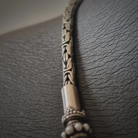 Labradoriet maansteen regenboog - 925 Zilver - Halsketting