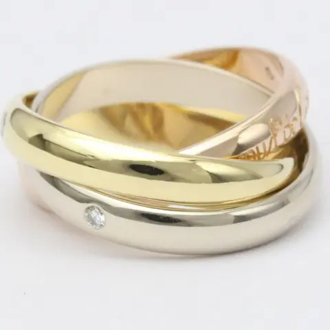 Cartier - 18 karaat Geel goud, Rosé goud, Witgoud - Ring Diamant