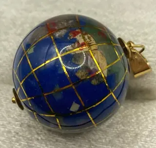 NO RESERVE PRICE - 18 karaat Geel goud - Hanger - Lapis lazulis
