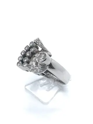 18 karaat Witgoud - Ring - 0.85 ct Diamant