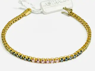 Astralia - 18 karaat Geel goud - Armband - 8.12 ct Saffier