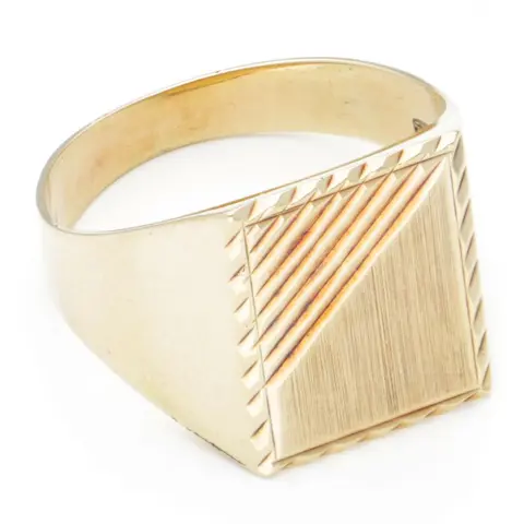 No reserve - 14 karaat Goud - Ring