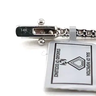 IGI Certified F-G VS2-SI1 No Reserve Prices - 14 karaat Witgoud - Armband - 2.60 ct Diamant