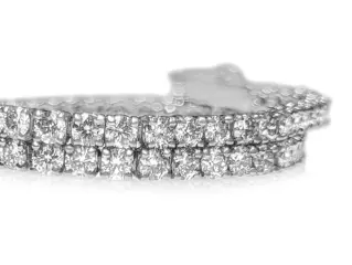 3.01 Carat E-G VVS1-VVS2 Diamond Tennis Riviera - 14 karaat Witgoud - Armband - GEEN RESERVE