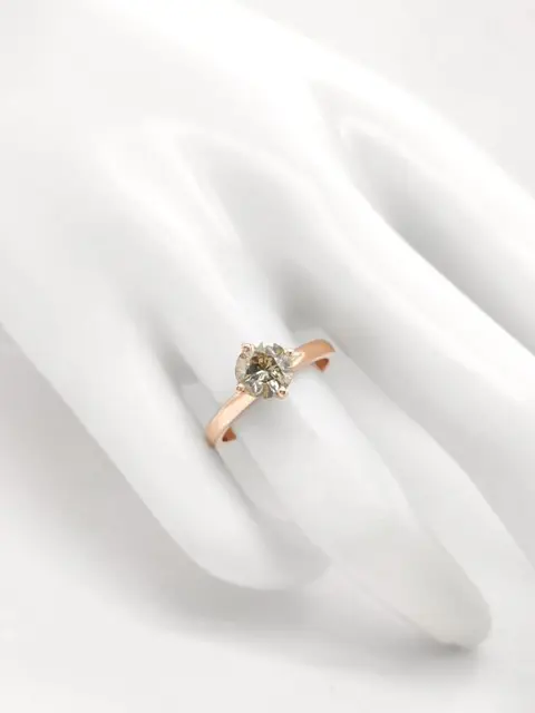 1.01ct Diamond Ring - 14 karaat Rosé goud - Ring - ***GEEN RESERVEPRIJS***