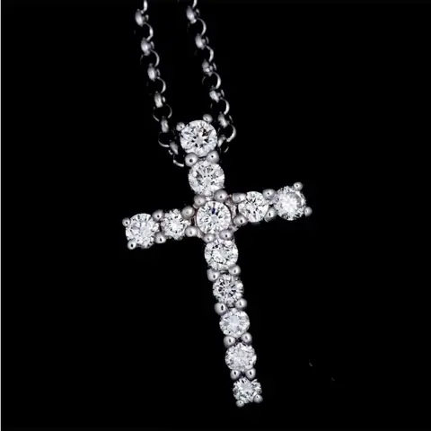 Ponte Vecchio - 18 karaat Witgoud - Halsketting