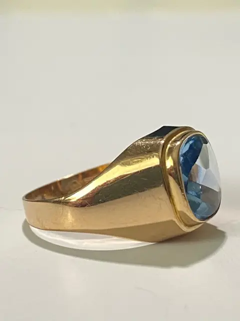 18 karaat Geel goud - Ring - 4.00 ct Spinel