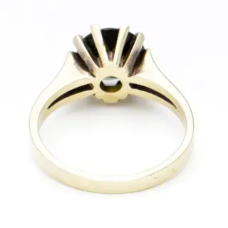 No reserve - 14 karaat Goud - Ring - 2.16 ct - Peridots