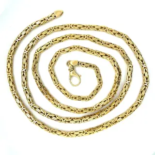 18 karaat Geel goud, Goud - Halsketting