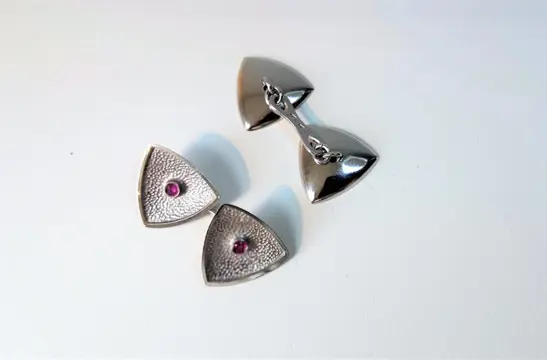 18 karaat Witgoud - Manchetknopen