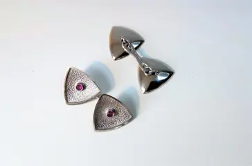 18 karaat Witgoud - Manchetknopen