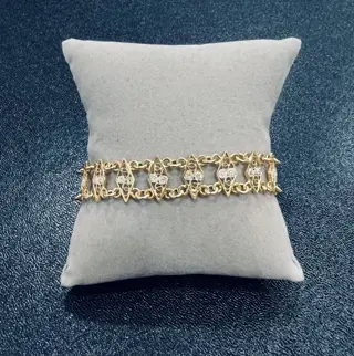 800 Goud, Zilver - Armband