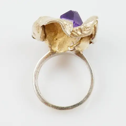 Denmark - 925 Zilver - Ring Amethist