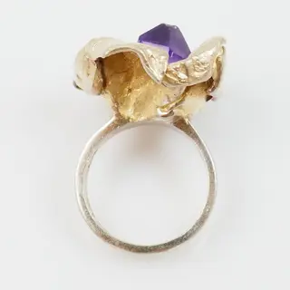 Denmark - 925 Zilver - Ring Amethist