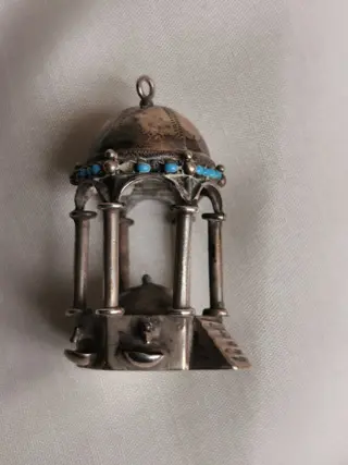 800 Zilver - Hanger - Turkooizen