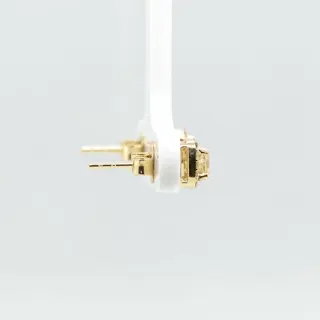 No Reserve Price - 14 karaat Geel goud - Oorbellen - 0.56 ct Diamant