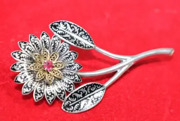 TOPAZIO - 925 Zilver - Broche