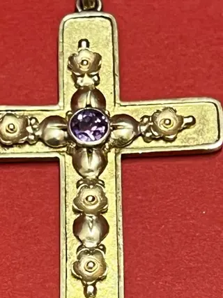 800 Zilver - Hanger Amethist