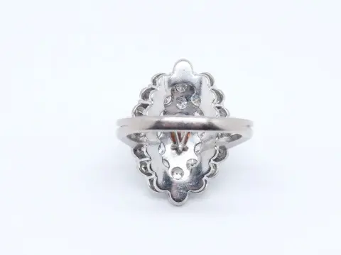 18 karaat Witgoud - Ring - 3.20 ct Diamant - Diamanten