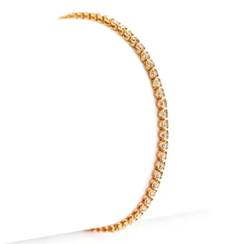 2.00 tcw Diamond Bracelet - 18 karaat Geel goud - Armband - 2.00 ct Diamant - Geen minimumprijs