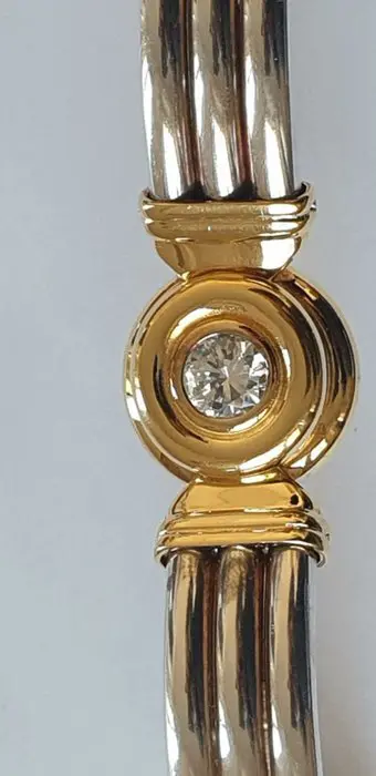 UnoAErre - 925 Verguld, Zilver - Armband Zirkoon