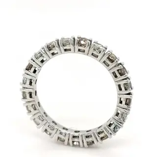 ***no reserve price* Witgoud - Eternity ring - 1.61 ct Diamant