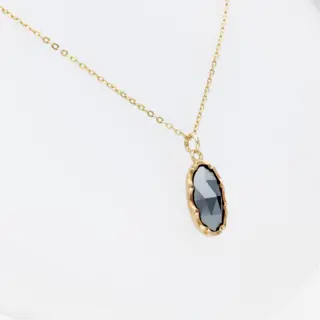 No Reserve - 14 karaat Goud - Collier met hanger - 2.56 ct - Hematiet