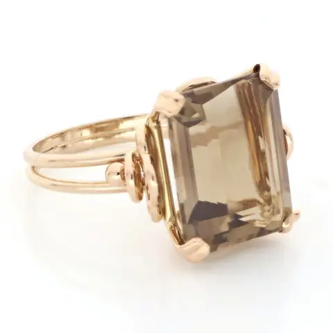Vintage - No Reserve Price - 18 karaat Rosé goud - Ring - 6.00 ct Quartz