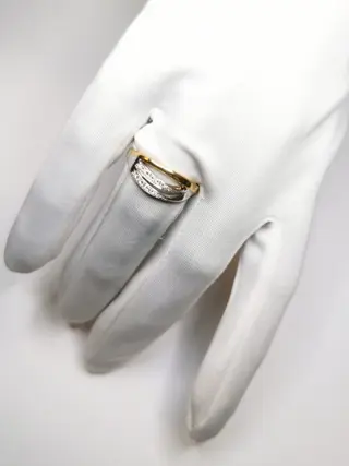 NO RESERVE - 18 karaat Goud - Ring - Diamanten