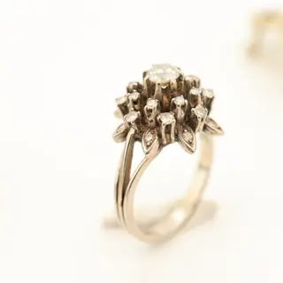 18 karaat Goud - Ring - 0.24 ct Diamant