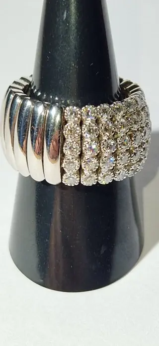 18 karaat Witgoud - Ring - 2.60 ct Diamant