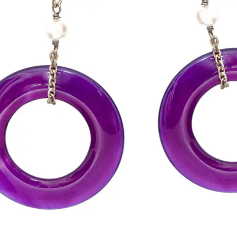 Intini Jewels - 925 Zilver - Oorbellen - 15.00 ct - Agaat