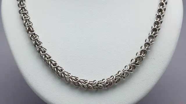 Vintage - 800 Zilver - Halsketting