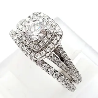 Michael Hill - 14 karaat Witgoud - Ring - 1.45 ct Diamant