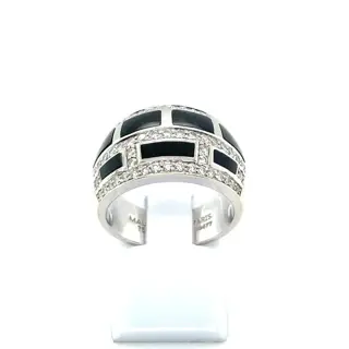 Mauboussin - Le Vice - 18 karaat Goud, Witgoud - Ring - 0.65 ct Diamant - Diamanten