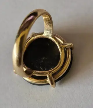 Romeinse munt - 14 karaat Geel goud - Ring