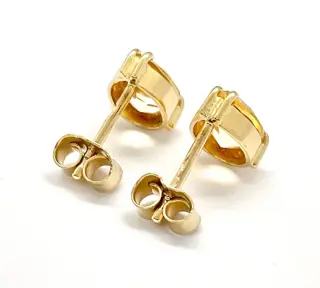 "NO RESERVE PRICE" - 18 karaat Geel goud - Oorbellen - 2,50 ct Citrien